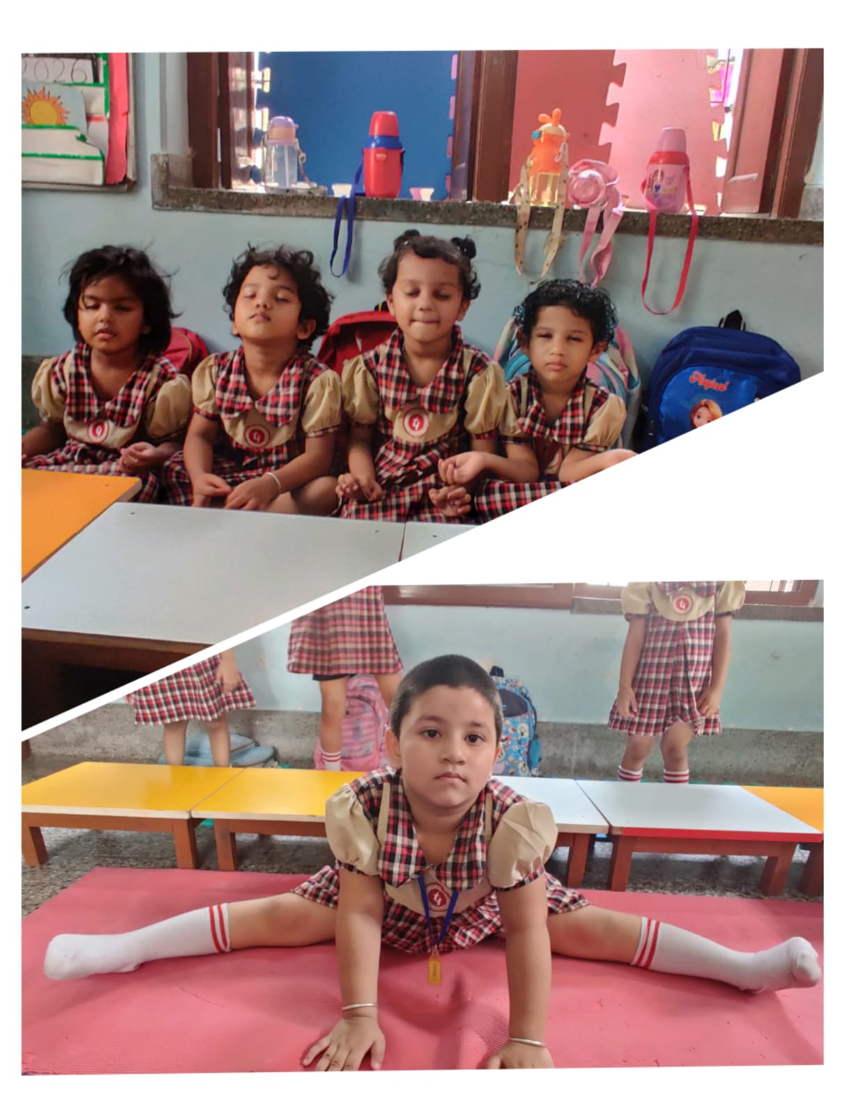 Pre-Primary students celebrated International Yoga Day